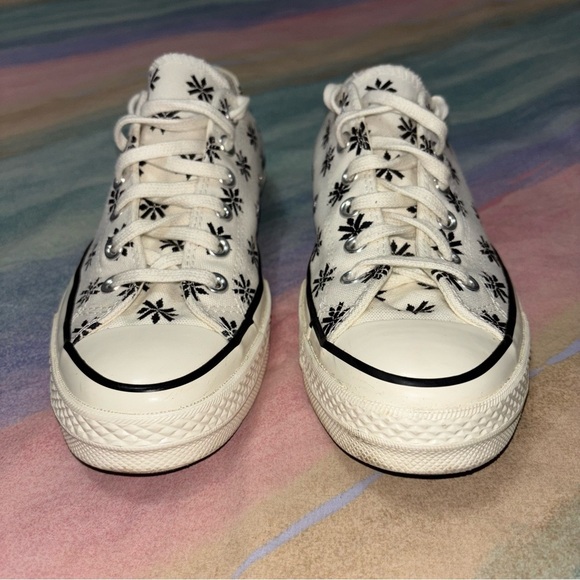 Converse Chuck 70 Low Ox Holiday Sweater Canvas women’s size 8 Sneakers - Picture 6 of 10